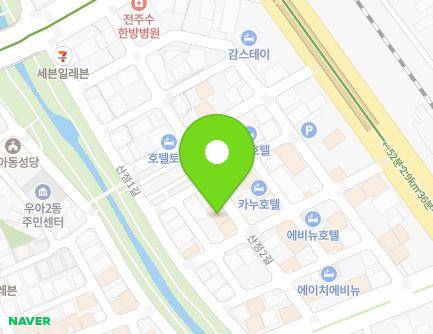 15 Sanjeong 2-gil, Deokjin-gu, Jeonju-si, Jeonbuk-do, Republic of Korea Map