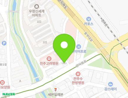 375 Andeogwon-ro, Deokjin-gu, Jeonju-si, Jeonbuk-do, Republic of Korea Map