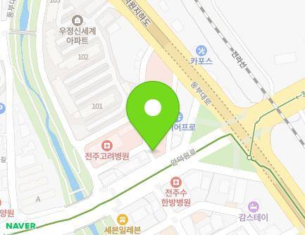377-6 Andeogwon-ro, Deokjin-gu, Jeonju-si, Jeonbuk-do, Republic of Korea Map