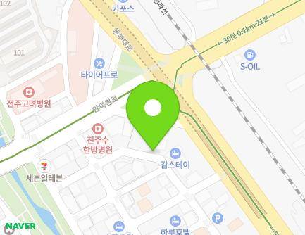32 Sanjeong 3-gil, Deokjin-gu, Jeonju-si, Jeonbuk-do, Republic of Korea Map