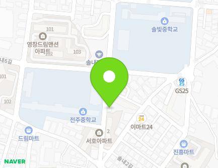 26 Sollae 6-gil, Deokjin-gu, Jeonju-si, Jeonbuk-do, Republic of Korea Map