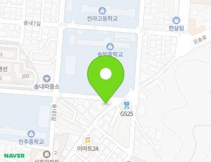 79 Sollae 2-gil, Deokjin-gu, Jeonju-si, Jeonbuk-do, Republic of Korea Map