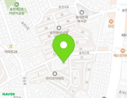 21 Songcheon 2-gil, Deokjin-gu, Jeonju-si, Jeonbuk-do, Republic of Korea Map