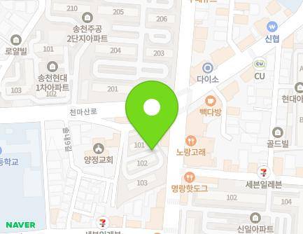 42 Cheonmasan-ro, Deokjin-gu, Jeonju-si, Jeonbuk-do, Republic of Korea Map