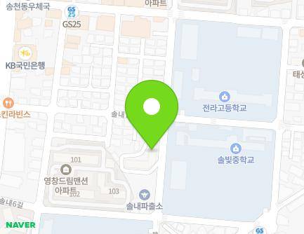 24 Sollae 7-gil, Deokjin-gu, Jeonju-si, Jeonbuk-do, Republic of Korea Map