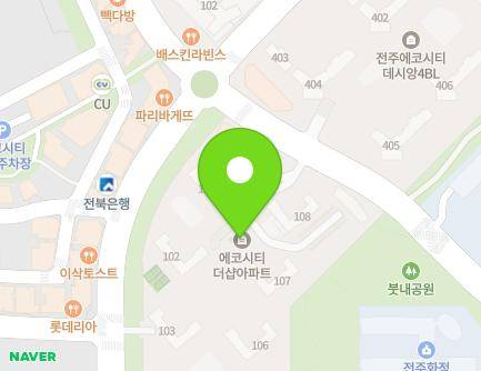 42 Sebyeong-ro, Deokjin-gu, Jeonju-si, Jeonbuk-do, Republic of Korea Map
