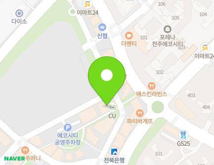 36 Sebyeong 1-gil, Deokjin-gu, Jeonju-si, Jeonbuk-do, Republic of Korea Map