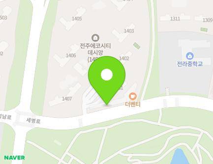 208 Sebyeong-ro, Deokjin-gu, Jeonju-si, Jeonbuk-do, Republic of Korea Map
