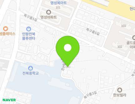 15-2 Jjokgureum 4-gil, Deokjin-gu, Jeonju-si, Jeonbuk-do, Republic of Korea Map