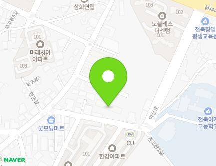 54-15 Pyeonun-ro, Deokjin-gu, Jeonju-si, Jeonbuk-do, Republic of Korea Map