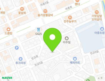 15-3 Ingyo 5-gil, Deokjin-gu, Jeonju-si, Jeonbuk-do, Republic of Korea Map