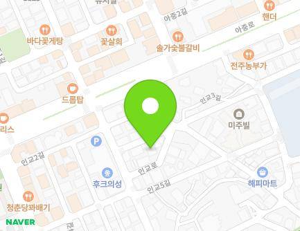 4 Ingyo 3-gil, Deokjin-gu, Jeonju-si, Jeonbuk-do, Republic of Korea Map