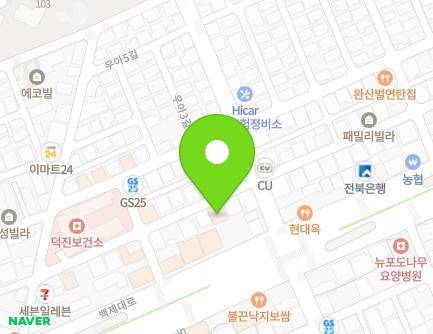 5 Ua 1-gil, Deokjin-gu, Jeonju-si, Jeonbuk-do, Republic of Korea Map