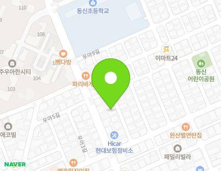 6-2 Ua 6-gil, Deokjin-gu, Jeonju-si, Jeonbuk-do, Republic of Korea Map