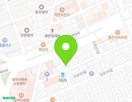 5 Dodangsan 2-gil, Deokjin-gu, Jeonju-si, Jeonbuk-do, Republic of Korea Map
