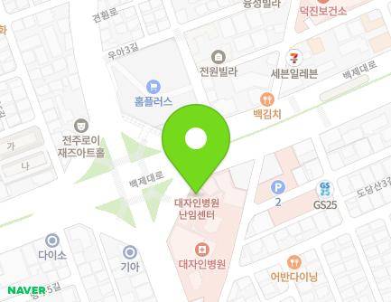 772 Baekje-daero, Deokjin-gu, Jeonju-si, Jeonbuk-do, Republic of Korea Map