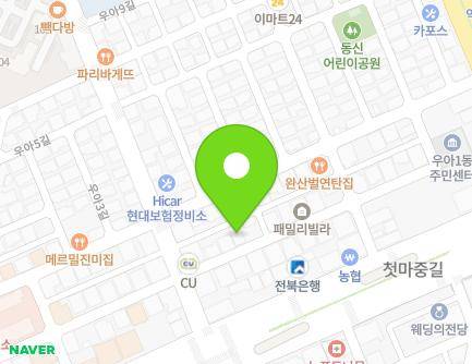 5 Ua 2-gil, Deokjin-gu, Jeonju-si, Jeonbuk-do, Republic of Korea Map