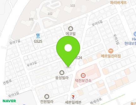 24 Ua 3-gil, Deokjin-gu, Jeonju-si, Jeonbuk-do, Republic of Korea Map