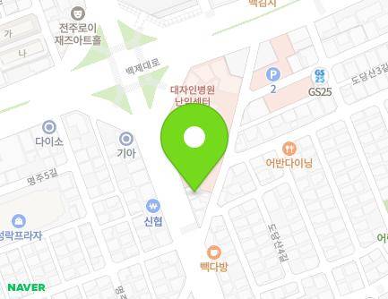384 Gyeonhwon-ro, Deokjin-gu, Jeonju-si, Jeonbuk-do, Republic of Korea Map