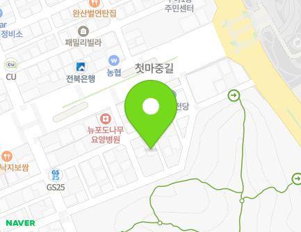 18-3 Dodangsan 4-gil, Deokjin-gu, Jeonju-si, Jeonbuk-do, Republic of Korea Map