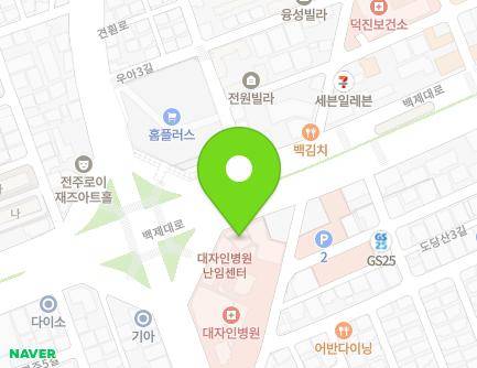 774 Baekje-daero, Deokjin-gu, Jeonju-si, Jeonbuk-do, Republic of Korea Map