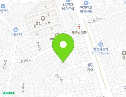 15-7 Inhu 6-gil, Deokjin-gu, Jeonju-si, Jeonbuk-do, Republic of Korea Map