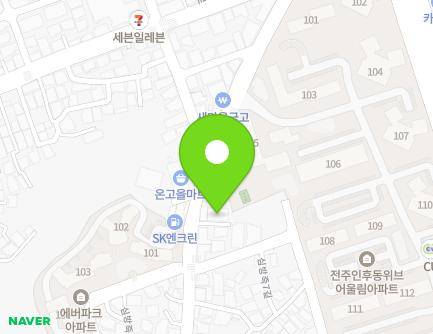 62-1 Simbangjuk-ro, Deokjin-gu, Jeonju-si, Jeonbuk-do, Republic of Korea Map