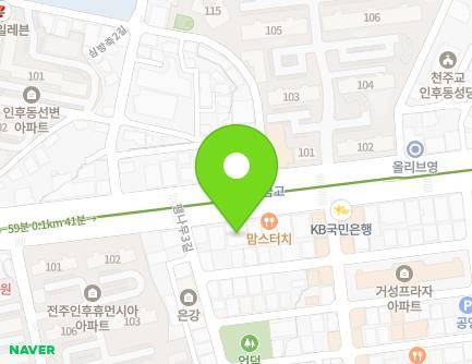 242 Andeogwon-ro, Deokjin-gu, Jeonju-si, Jeonbuk-do, Republic of Korea Map