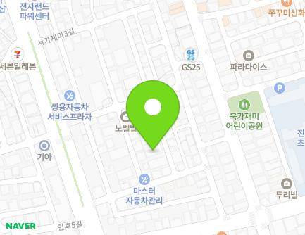 13-5 Seogajaemi 1-gil, Deokjin-gu, Jeonju-si, Jeonbuk-do, Republic of Korea Map