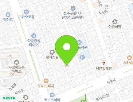 14-6 Musamji 1-gil, Deokjin-gu, Jeonju-si, Jeonbuk-do, Republic of Korea Map