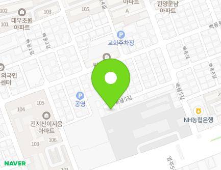 13-11 Baekdong 5-gil, Deokjin-gu, Jeonju-si, Jeonbuk-do, Republic of Korea Map