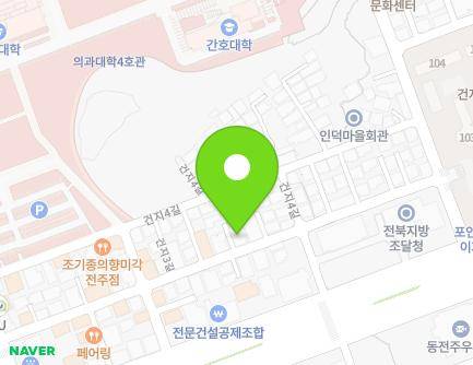 10-33 Geonji 3-gil, Deokjin-gu, Jeonju-si, Jeonbuk-do, Republic of Korea Map