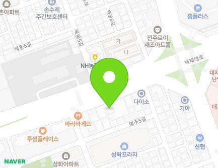 750 Baekje-daero, Deokjin-gu, Jeonju-si, Jeonbuk-do, Republic of Korea Map