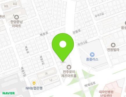 407 Gyeonhwon-ro, Deokjin-gu, Jeonju-si, Jeonbuk-do, Republic of Korea