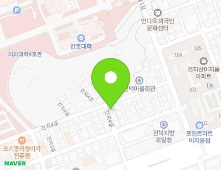 14 Geonji 4-gil, Deokjin-gu, Jeonju-si, Jeonbuk-do, Republic of Korea Map