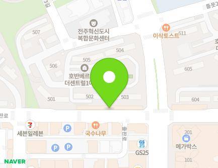 43 Chulpan-ro, Deokjin-gu, Jeonju-si, Jeonbuk-do, Republic of Korea Map