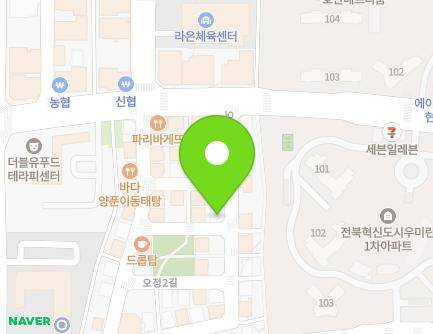12 Ojeong 2-gil, Deokjin-gu, Jeonju-si, Jeonbuk-do, Republic of Korea Map