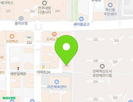 43-22 Ogong-ro, Deokjin-gu, Jeonju-si, Jeonbuk-do, Republic of Korea Map