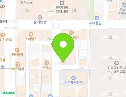 43-48 Ogong-ro, Deokjin-gu, Jeonju-si, Jeonbuk-do, Republic of Korea Map