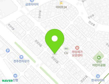 6-5 Geonsan 3-gil, Deokjin-gu, Jeonju-si, Jeonbuk-do, Republic of Korea Map