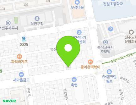 47 Andeogwon-ro, Deokjin-gu, Jeonju-si, Jeonbuk-do, Republic of Korea Map