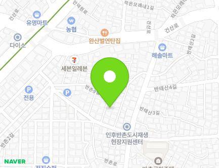 8-4 Banchon 8-gil, Deokjin-gu, Jeonju-si, Jeonbuk-do, Republic of Korea Map