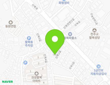 38-3 Sinbok 2-gil, Deokjin-gu, Jeonju-si, Jeonbuk-do, Republic of Korea Map