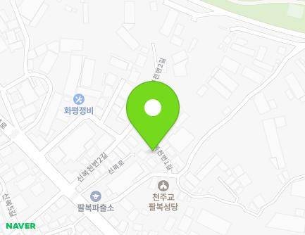 13-3 Sinbokcheonbyeon 1-gil, Deokjin-gu, Jeonju-si, Jeonbuk-do, Republic of Korea Map