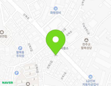 38-12 Sinbok 2-gil, Deokjin-gu, Jeonju-si, Jeonbuk-do, Republic of Korea Map