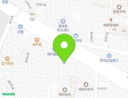 7 Chucheon 6-gil, Deokjin-gu, Jeonju-si, Jeonbuk-do, Republic of Korea Map