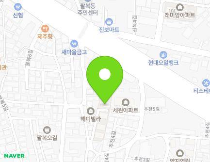 10-10 Chucheon 5-gil, Deokjin-gu, Jeonju-si, Jeonbuk-do, Republic of Korea Map