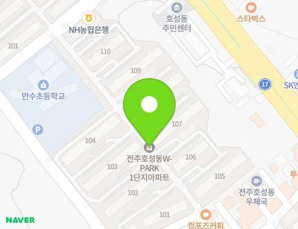 132 Hoseong-ro, Deokjin-gu, Jeonju-si, Jeonbuk-do, Republic of Korea Map