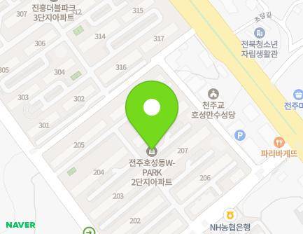 136 Hoseong-ro, Deokjin-gu, Jeonju-si, Jeonbuk-do, Republic of Korea Map