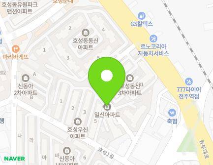 8-9 Hoseong 1-gil, Deokjin-gu, Jeonju-si, Jeonbuk-do, Republic of Korea Map